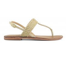 (image for) Negozio Ufficiale Thong suede sandal with hotfix F08171824-0273 Offerta